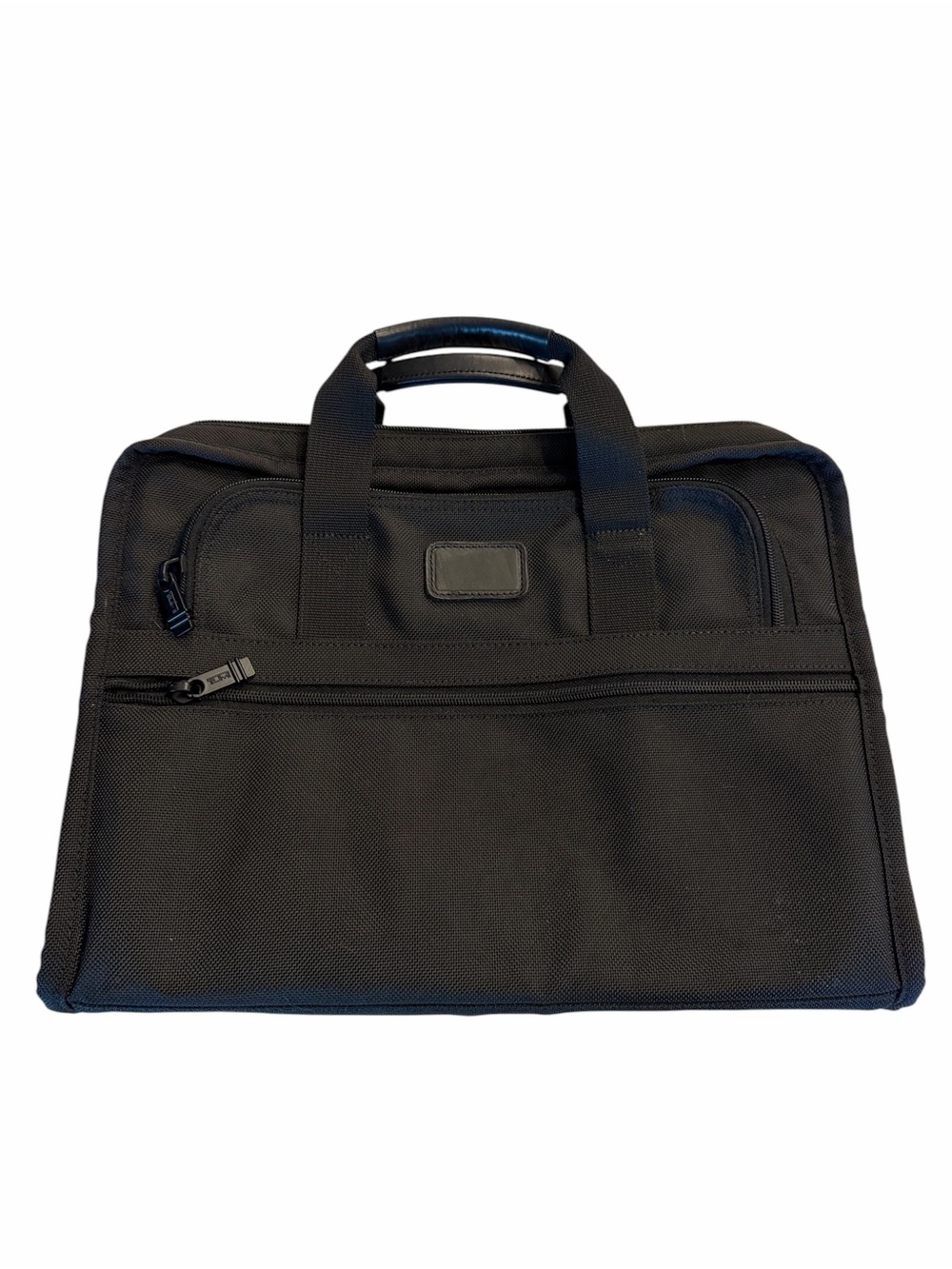 Tumi Alpha Ballistic NylonLaptop Briefcase Carry On With Strap Black